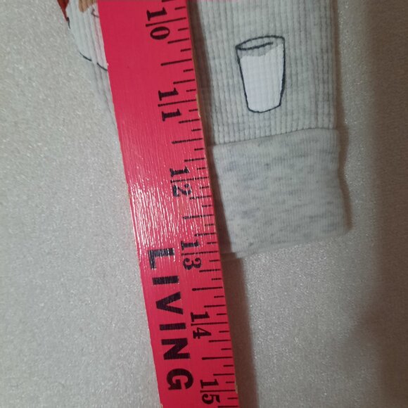 Carter's Christmas Baby Outfit, Santas Bestie, Cookies Milk, Pants Shirt 3-6, LN - Picture 10 of 11